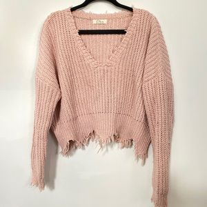 Oversized Cropped sweater